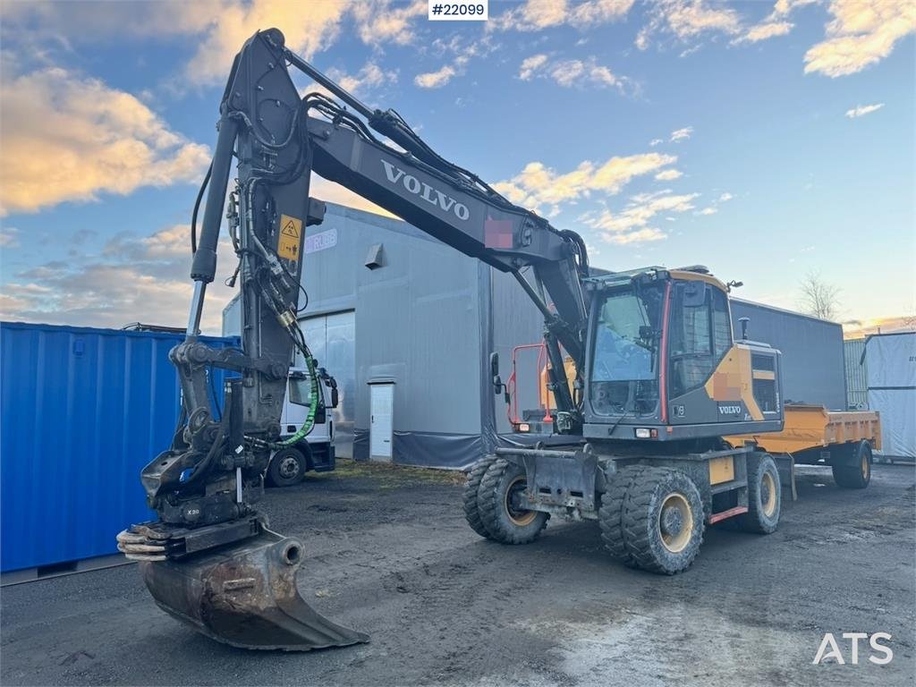 Volvo EW160E wheeled excavator with rototilt and two buc 2020 22099 EW160E wheeled excavator with rototilt and two buc 202...
