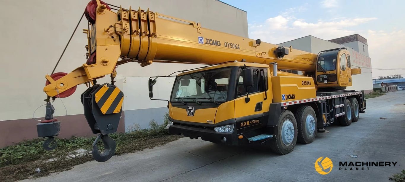 XCMG QY50K Crane 50 Tons Used Good Condition For Sale QY50K 2019 1 Mobile Cranes