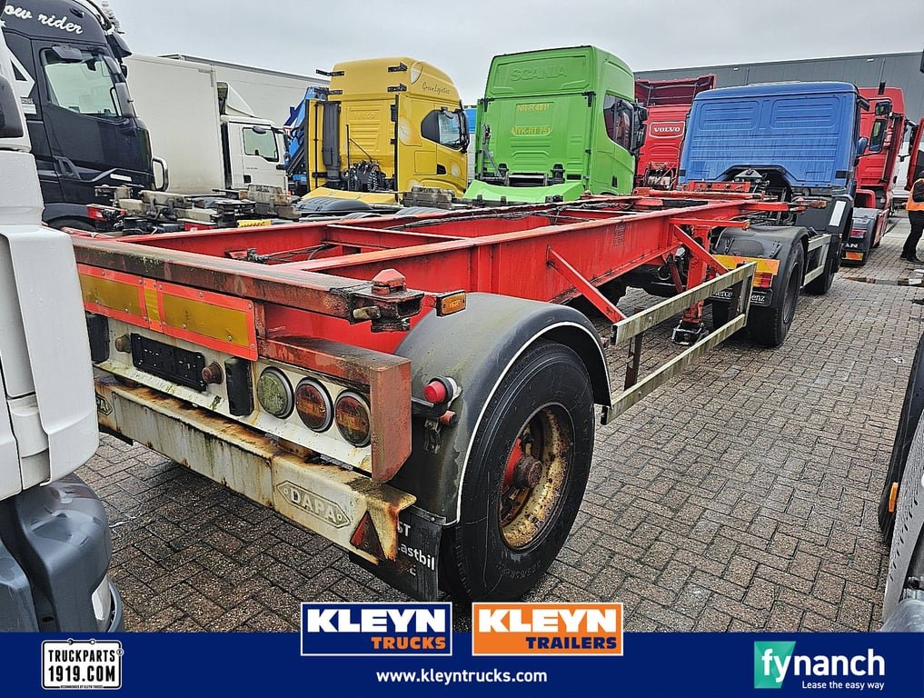 DAPA 20 FT CONTAINER 1 axle bpw drum 1998 Dapa 20 FT CONTAINER 1 AXLE BPW DRUM 1998 1