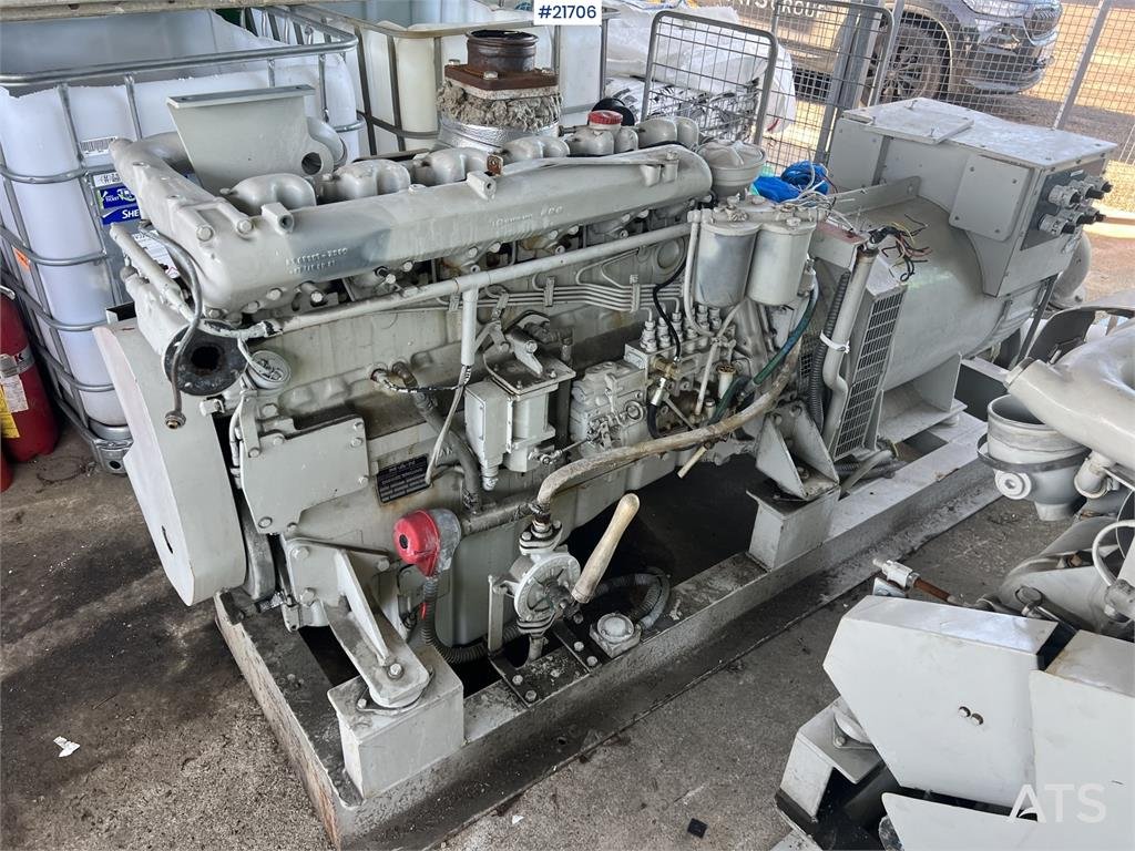 Man-stamford diesel generator w/ low hours 1985 21706 Man-stamford diesel generator w/ low hours 1985 1 Generators