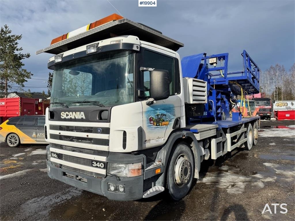 Scania P114 Lift truck w/ Compressor and 8 meter Lift. 1997 19904 P114 Lift truck w/ Compressor and 8 meter Lift. 1997 1