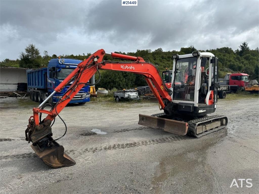 Kubota U35-3 Tracked excavator w/ 3 buckets WATCH VIDEO 2008 21449 U35-3 Tracked excavator w/ 3 buckets WATCH VIDEO 2008 1