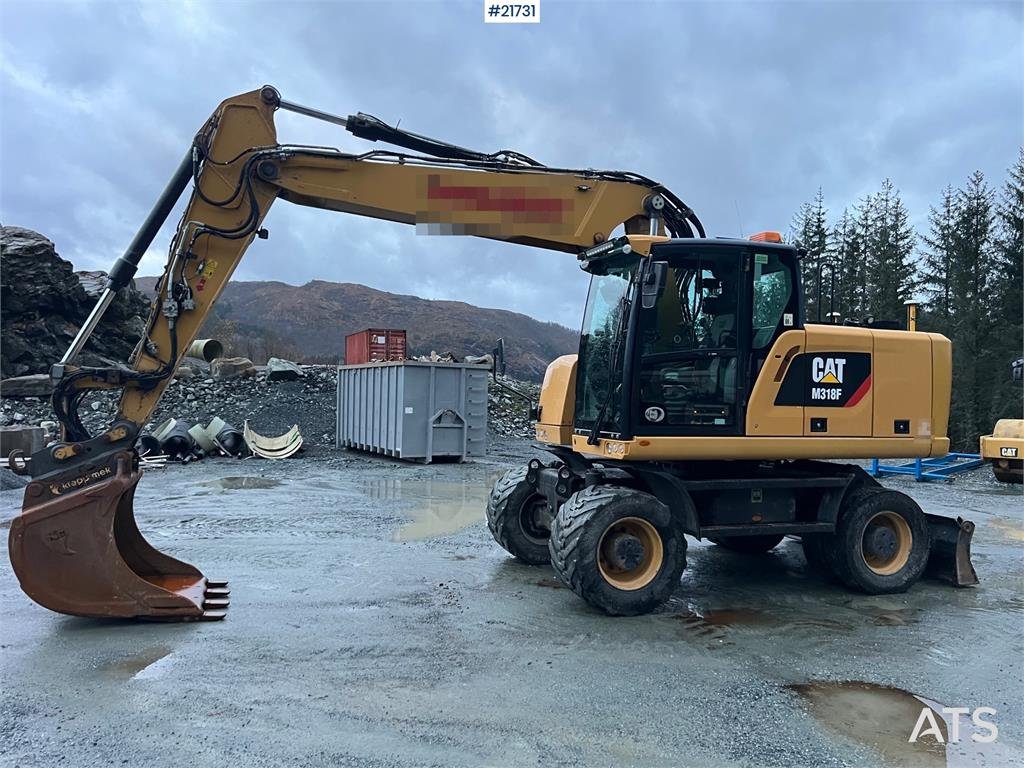 CAT M318F 2018 21731 M318F 2018 1 Wheeled Excavators