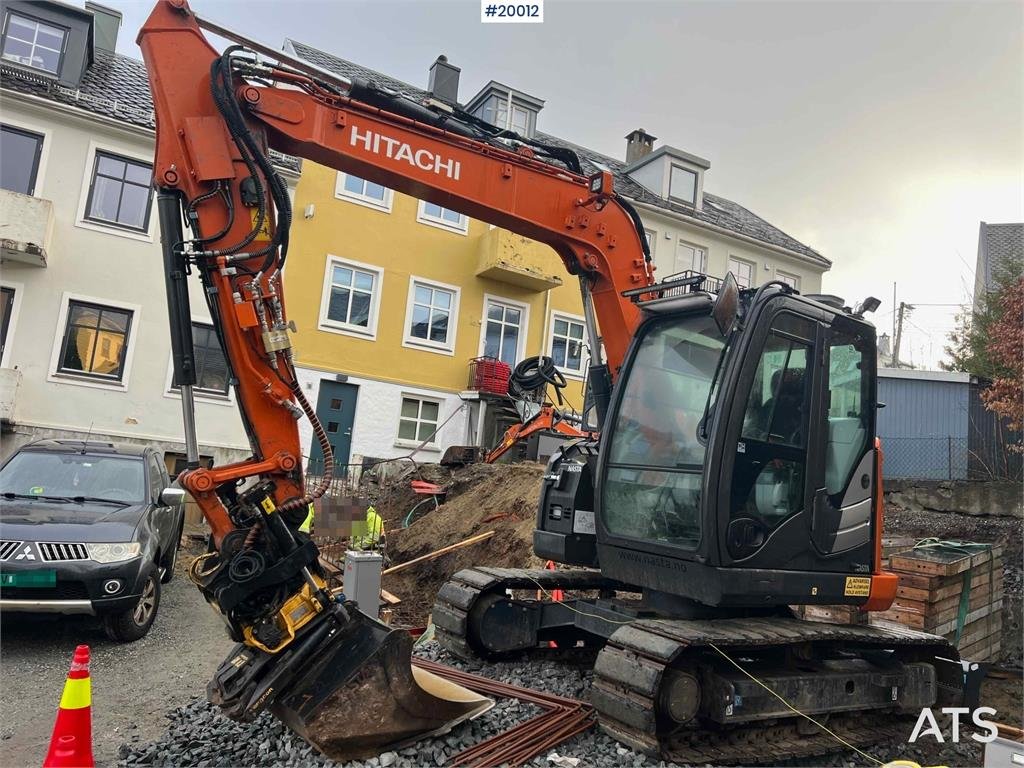 Hitachi zx85us-6 excavator w/ rototilt with grapple and sa 2021 20012 zx85us-6 excavator w/ rototilt with grapple and sa 2...