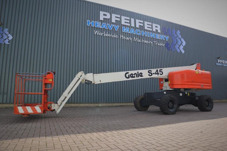 Genie S45 Valid inspection, Diesel, 4x4 Drive, 15.72 m W 2011 GENIE - S45 - 62177 S45 Valid inspection, Diesel, 4x4 Drive,...
