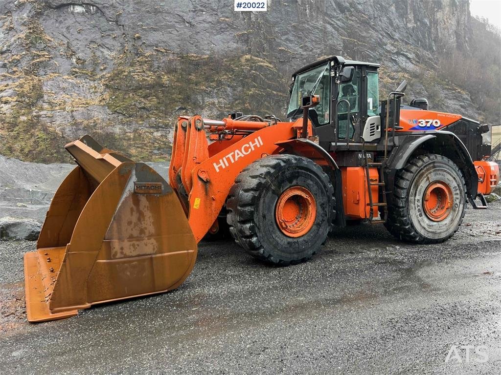 Hitachi zw370-6 wheel loader w/ scale, printer & bucket 2018 20022 zw370-6 wheel loader w/ scale, printer & bucket 2018 1 ...