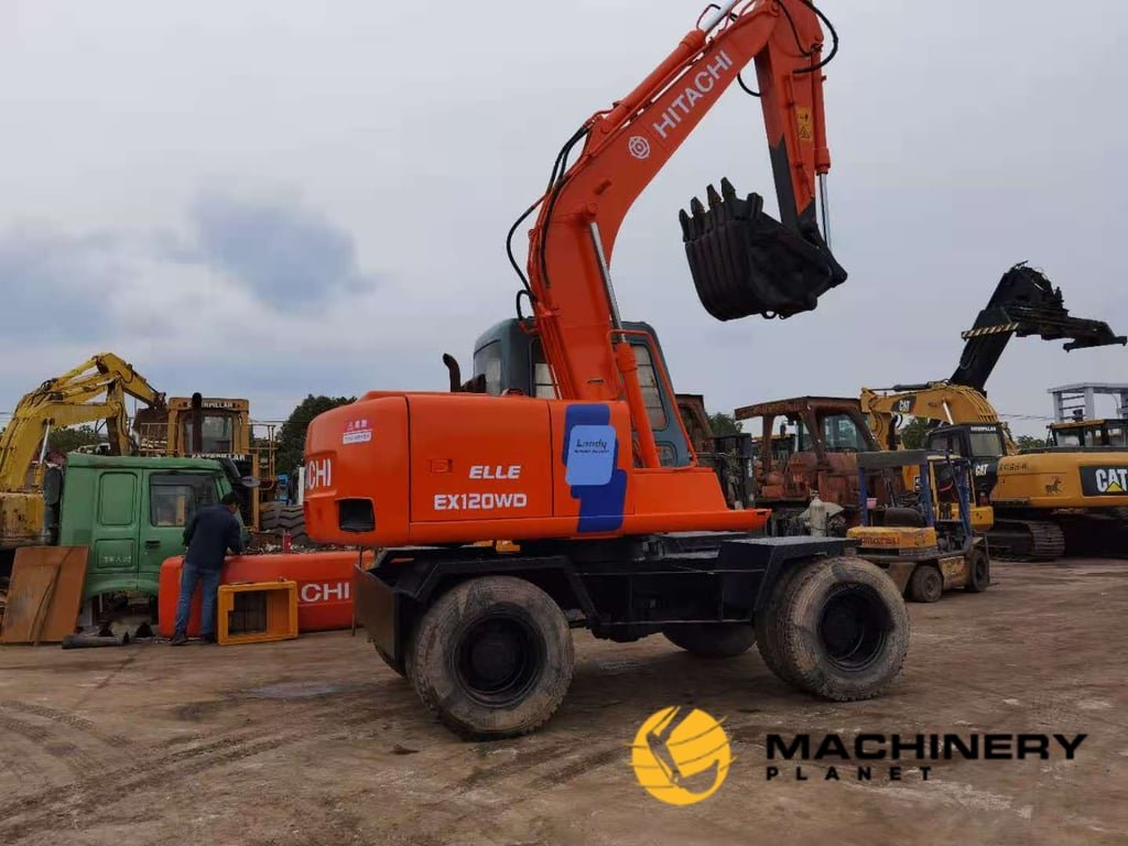 HITACHI Wheel Excavator EX120WD Low Price EX120WD 2019 1 Wheeled Excavators
