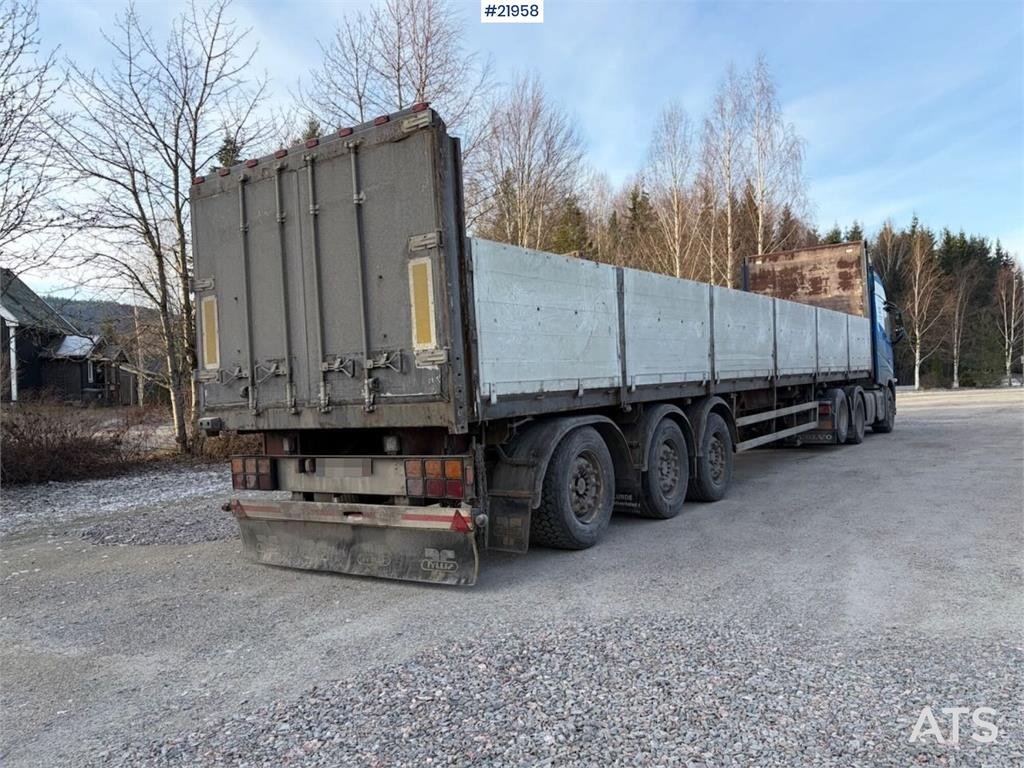 Tyllis L3 3-axle flatbed semi-trailer with side boards Re 2006 21958 Tyllis L3 3-axle flatbed semi-trailer with side board...