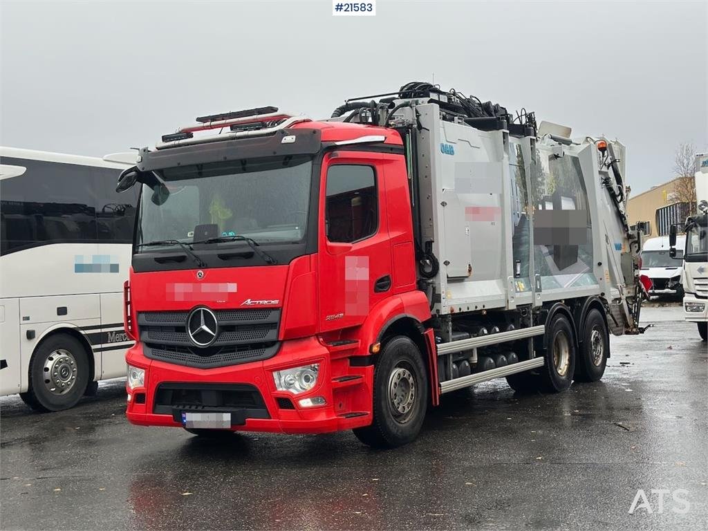 Mercedes-Benz Actros 2543 6x2 1-chamber compactor truck w/ Joab 2021 21583 Actros 2543 6x2 1-chamber compactor w/ Joab 2021 1