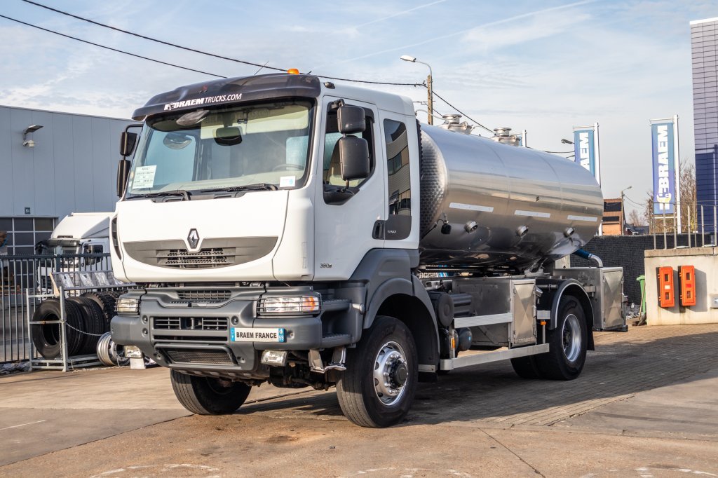 RENAULT KERAX 380+MAGYAR INOX 11000L/3COMP./MELK/LAIT/MILCH 2012 E61448 Renault KERAX 380+MAGYAR INOX 11000L/3COMP./MELK/L...