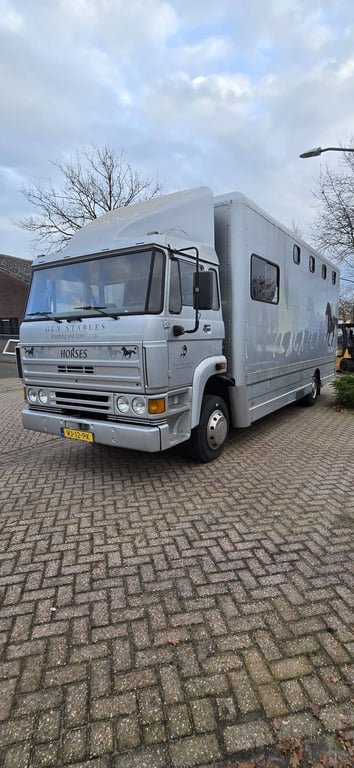 Horse trailer DAF AE64NT Diesel 158 hp 1990 1990 AE64NT 1990 1