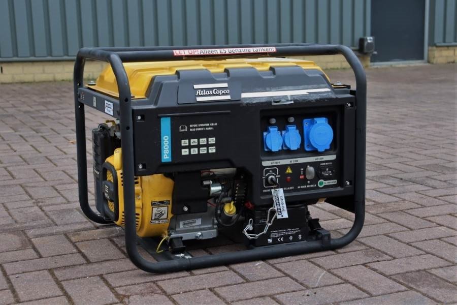 Atlas Copco P8000 Valid inspection, *Guarantee! Gasoline, 6.5 2020 ATLAS COPCO - P8000 - 60413 P8000 Valid inspection, *Gu...
