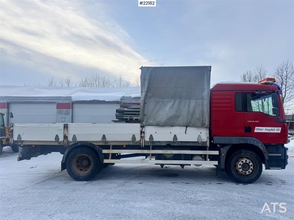 MAN TGM 18.280 flatbed truck. 87,000 km! WATCH VIDEO 2006 22182 TGM 18.280 flatbed truck. 87,000 km! WATCH VIDEO 2006 1