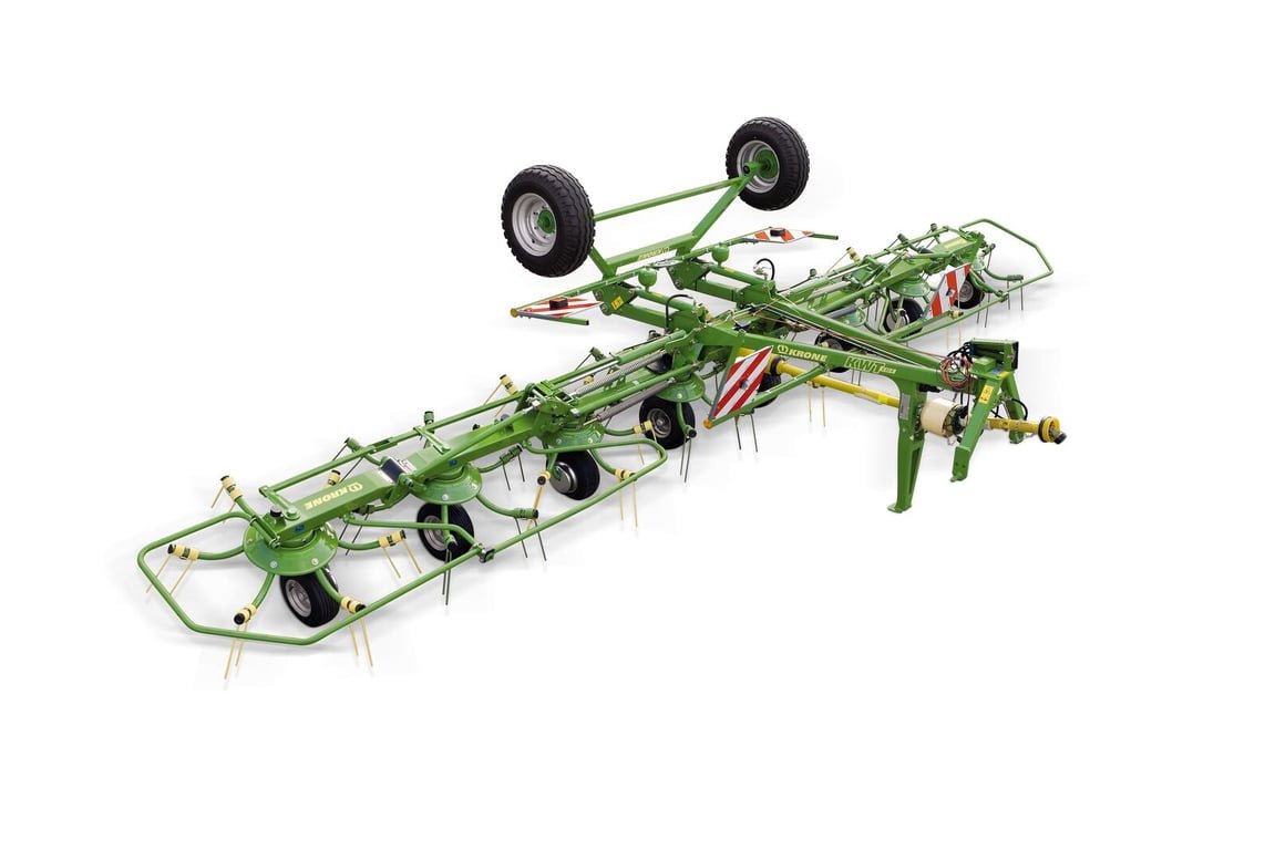 Krone getrokken schudders KWT met wielstel K202 getrokken schudders KWT met wielstel 0