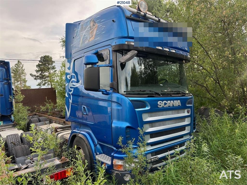 Scania R500 container truck w/ lift. REP.OBJECT. 2005 21048 R500 container truck w/ lift. REP.OBJECT. 2005 1