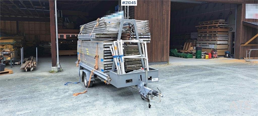 Temared scaffolding trailer w/ 162m2 scaffolding 2019 21045 temared scaffolding trailer w/ 162m2 scaffolding 2019 1