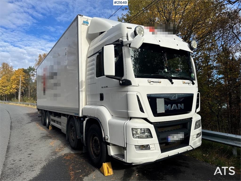 MAN TGS 35.480 8x2 Box truck w/ Full side opening. 2016 21649 TGS 35.480 8x2 Box w/ Full side opening. 2016 1