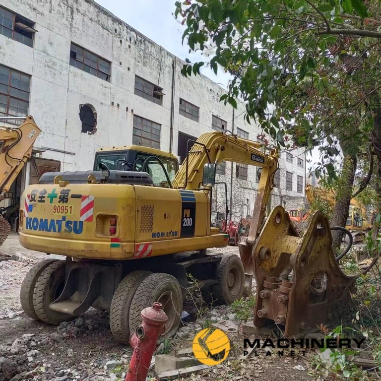 Komatsu PC200 Wheel Excavator GOOD CONDITION PC200W 2019 1 Wheeled Excavators
