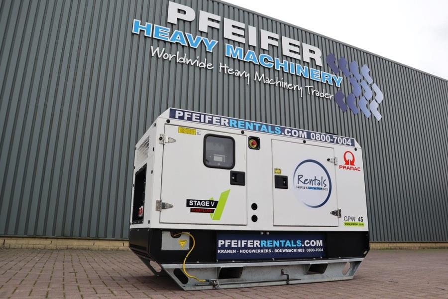 Pramac GPW45Y/FS5 Valid inspection, *Guarantee! Diesel, 4 2022 PRAMAC - GPW45Y/FS5 - 61199 Pramac GPW45Y/FS5 Valid inspect...