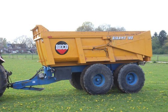 Agricultural Tipper Beco GIGANT 180 2001 Beco GIGANT 180 2001 2 Dump trailers