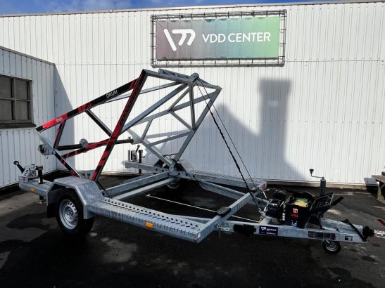 Cable Reel Trailer Tano 1500kg 2.60x1.74m Tano Kabeltrommel 2 Flatbed open trailers