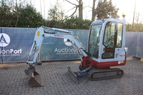 Mini excavator Takeuchi TB016 Diesel 10.3kw 2011 TB016 2011 2