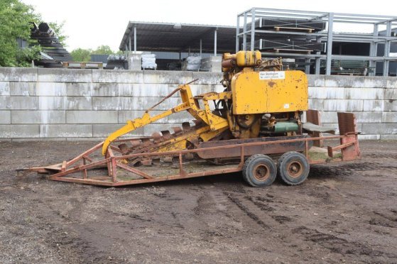 Diesel Chain Grinder on Trailer Hatz 1B20V 2