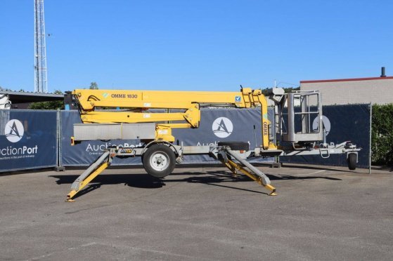 Trailer-mounted aerial work platform Omme 1830EBZX Electric 18.3m 2005 Omme 1830EBZX 2005 2
