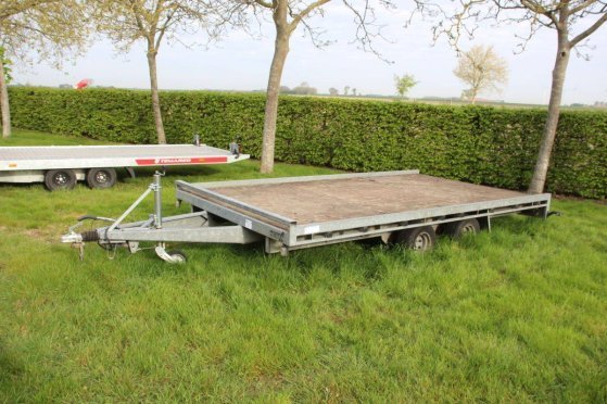 Henra AT20 2004 flatbed trailer Henra AT20 2004 2 Flatbed open trailers