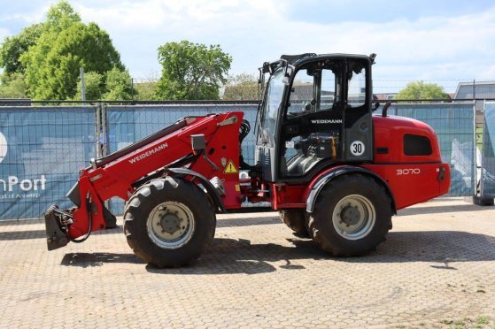 Wheel Loader Weidemann 3070CX80-LPT Diesel 55.1kW 2016 Weidemann 3070CX80-LPT 2016 2 Wheel Loaders