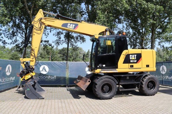 Wheel excavator Caterpillar M316F Diesel 105kW 2016 M316F 2016 2 Wheeled Excavators