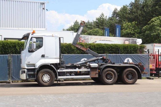 Hooklift system Truck Renault Lander 450 Dxi 6x4 Diesel 2009 Lander 450 Dxi 2009 2