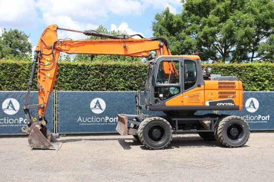 Doosan DX170W-5 Diesel Wheeled Excavator 113kW 2017 Doosan DX170W-5 2017 2 Wheeled Excavators