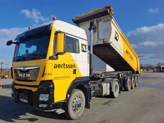 Stas S300CX + MAN TGX18.470 Hydrodrive Stas S300CX + MAN TGX18.470 Hydrodrive 2014 2 Dump trailers