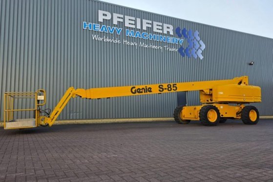Genie S85 As-Is, Diesel, 4x4 Drive, 27.7m Working Height S85 As-Is, Diesel, 4x4 Drive, 27.7m Working Height 2008 2