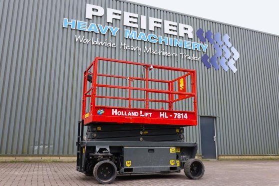 Holland Lift Ecostar HL-7814 Electric, 10m Working Height, 450k Holland lift Ecostar HL-7814 Electric, 10m Working Height,...