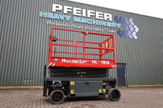 Holland Lift Ecostar HL-7814 Electric, 10m Working Height, 450k Holland lift Ecostar HL-7814 Electric, 10m Working Height,...