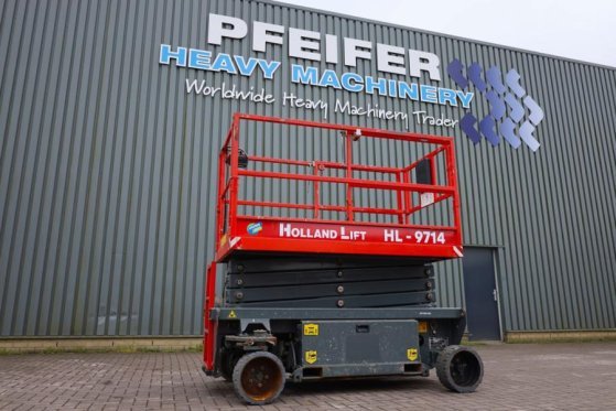 Holland Lift Ecostar HL-9714 Electric, 12m Working Height, 325k Holland lift Ecostar HL-9714 Electric, 12m Working Height,...