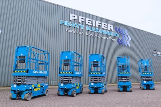 Genie GS1932 E-Drive Several In Stock, 8m Working Height 4842 2021 2 Scissor Lifts