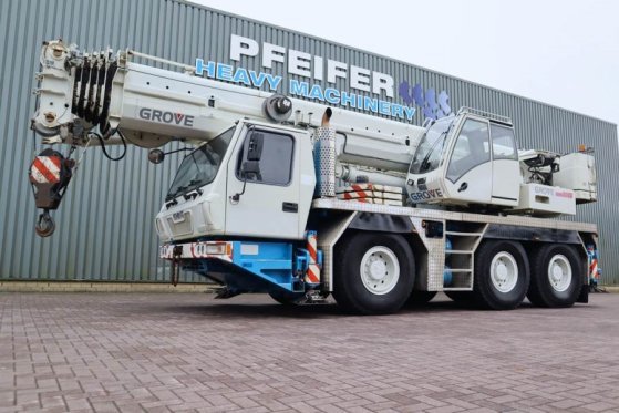 Grove GMK3055 Diesel, 6x6x6, 55t Capacity, 43m Main Boom GMK3055 Diesel, 6x6x6, 55t Capacity, 43m Main Boom 2008 2 Mobile ...