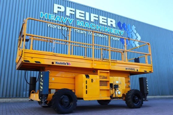 Haulotte H15SXL Diesel, 4x4 Drive, 15m Working Height, 500k Haulotte H15SXL Diesel, 4x4 Drive, 15m Working Height, 500k 20...