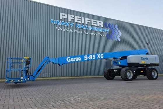 Genie S85XC Diesel, 4x4 Drive, 28m Working Height, 23m R S85XC Diesel, 4x4 Drive, 28m Working Height, 23m R 2020 2