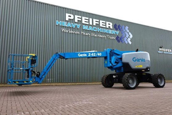 Genie Z-62/40 Diesel, 4x4 Drive, 21m Working Height, 12. Z-62/40 Diesel, 4x4 Drive, 21m Working Height, 12. 2021 2