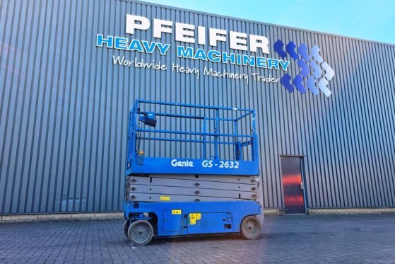 Genie GS2632 Electric, 10m Working Height, Non Marking T GS2632 Electric, 10m Working Height, Non Marking T 2015 2 Scissor...