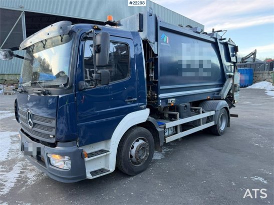 Mercedes-Benz Atego 1224, 2 compartment waste collection vehicle Atego 1224, 2 compartment waste collection vehicle 2017 2
