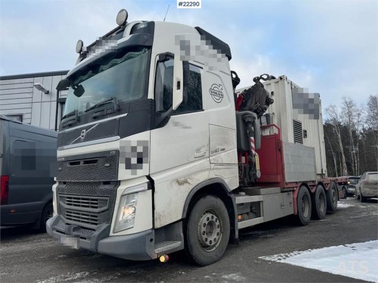 Volvo Fh540 Tridem crane truck w/ 31 t/m Fassi crane wit 3294 2017 2 Crane trucks