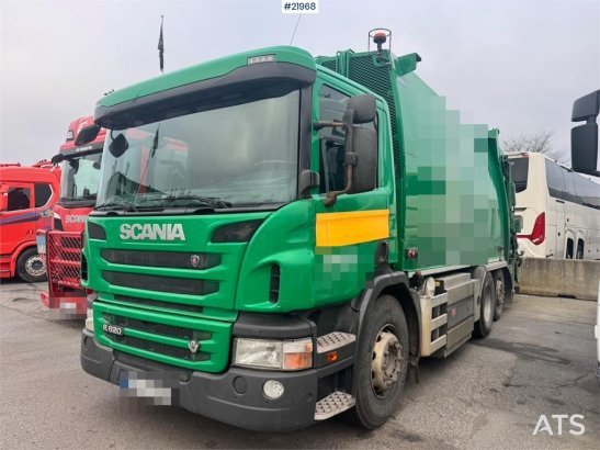 Scania P340 LPG 6x2 Refuse truck w/ Crane. 10182 2015 2