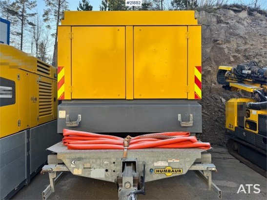 Atlas Copco Y35 Air Compressor on Humbaur chassis. Y35 Air Compressor on Humbaur chassis. 2018 2 Compressors