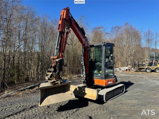 Hitachi ZX38U-6 Mini Excavator – Rototilt – 3 Buckets – Hy ZX38U-6 Mini Excavator – Rototilt – 3 Buckets – Hy 2019 2