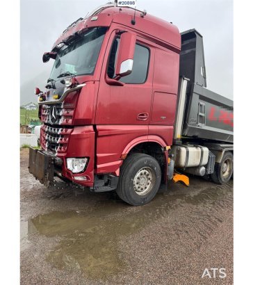 Mercedes-Benz Arocs 2858 6x4 complete plow rig w/underlying blad Arocs 2858 6x4 complete plow rig w/underlying blad 2015 2...